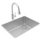 Elkay 18 Gauge Stainless Steel 25-1/2" x 18-1/2" x 9" Single Bowl Undermount Sink and Faucet Kit with Drain ECTRU24179RTFCC - alternate 6